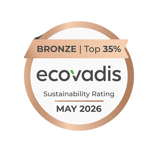 EcoVadis Bronze Medal – Sustainability Rating Top 35% – Mai 2026