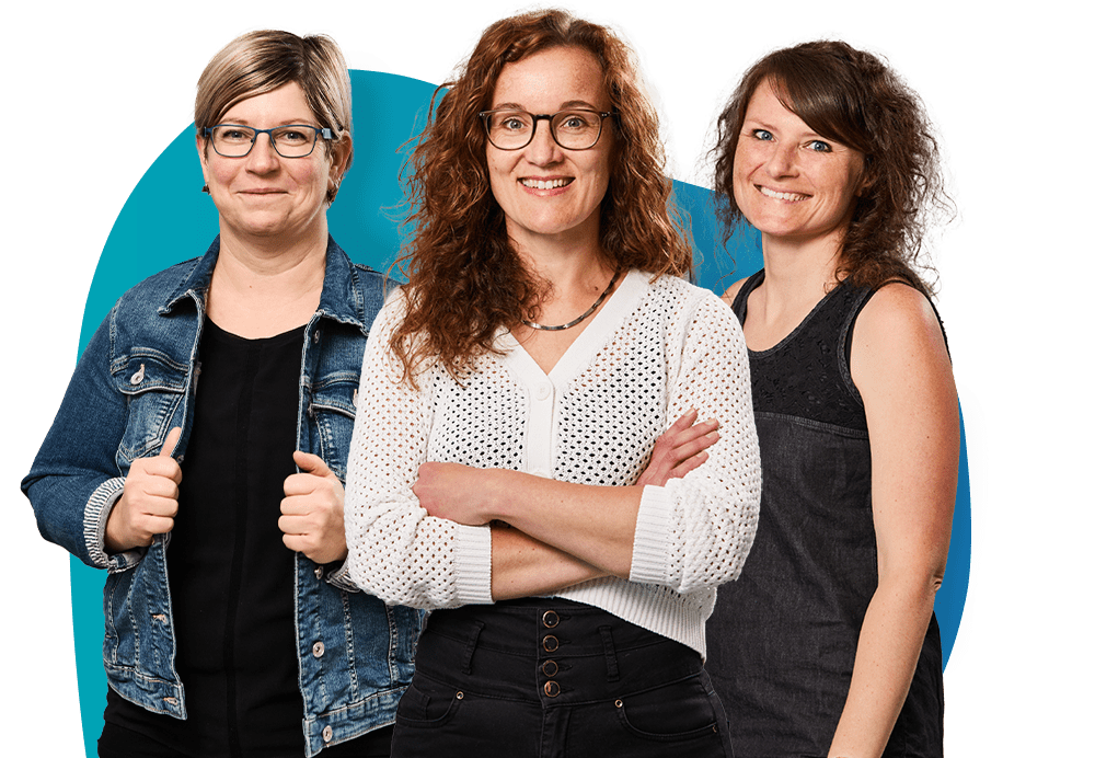 Gruppenbild der Mitarbeiterinnen im Vertriebsinnendienst