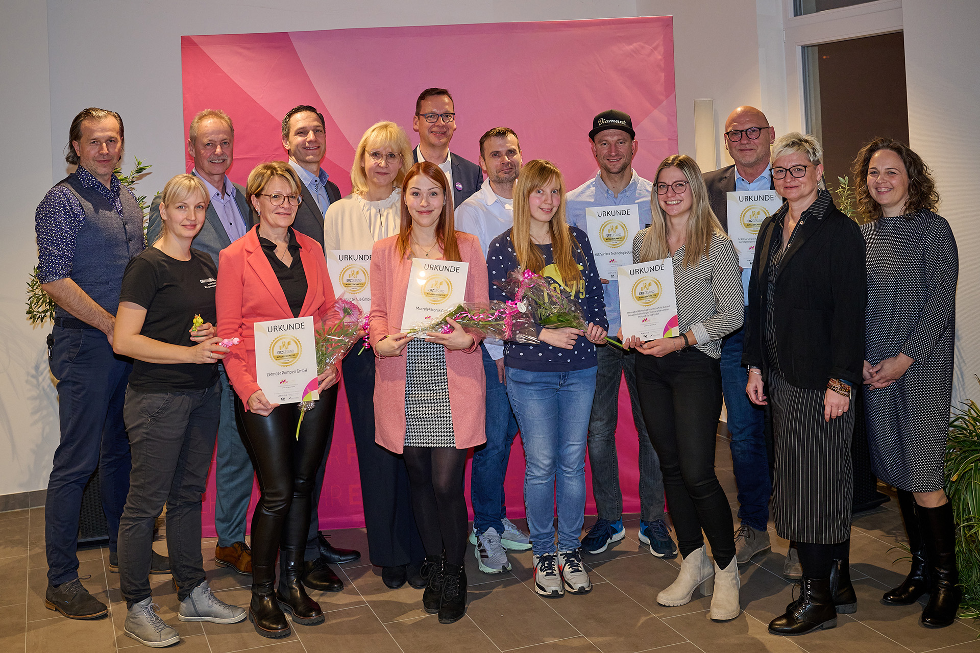 Zehnder Pumpen erhält das ERZgesund-Siegel für betriebliche Gesundheitsförderung